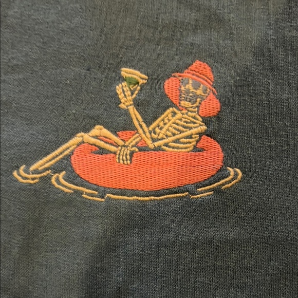 Stylish Blue Graphic Sweatshirt - Picture 2 of 4